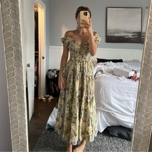 NWOT Floral Maxi Dress - European Summer Vibes